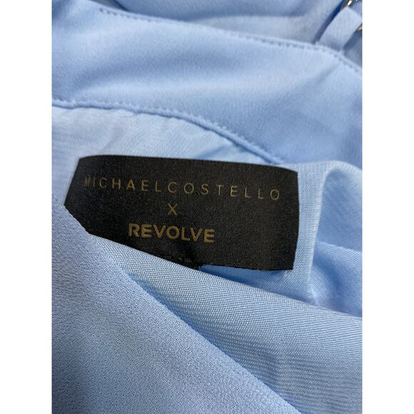 Michael Costello Light Blue Gown - Picture 4 of 5